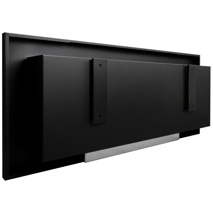 Biokamin 900x400 Schwarz Strukturiert Biokamin 900x400 Schwarz Strukturiert
