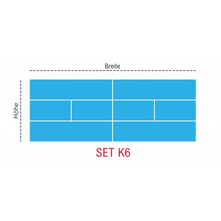 Wandpolster Set K6 TANGO