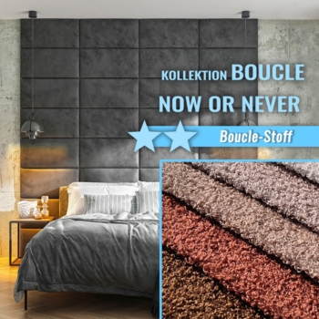 Wandpolster Klassik NOW OR NEVER