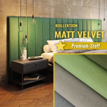 Wandpolster Long MATT VELVET