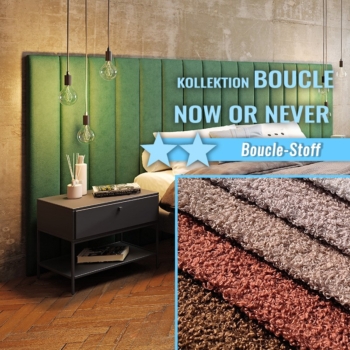 Wandpolster Long NOW OR NEVER