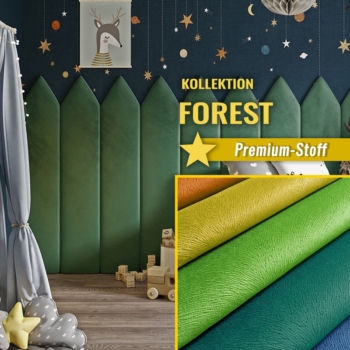 Wandpolster Zaun Spitz FOREST