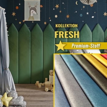 Wandpolster Zaun Spitz FRESH