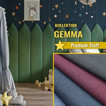 Wandpolster Zaun Spitz GEMMA