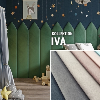 Wandpolster Zaun Spitz IVA