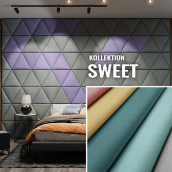 Wandpolster Dreiecke SWEET