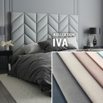 Wandpolster Fischgrätenmuster IVA