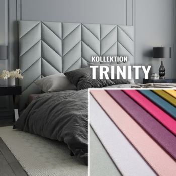 Wandpolster Fischgrätenmuster TRINITY