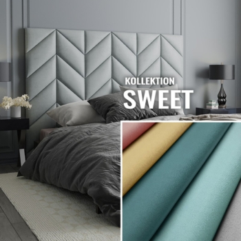 Wandpolster Fischgrätenmuster SWEET