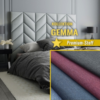 Wandpolster Fischgrätenmuster GEMMA