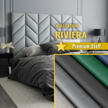 Wandpolster Fischgrätenmuster RIVIERA