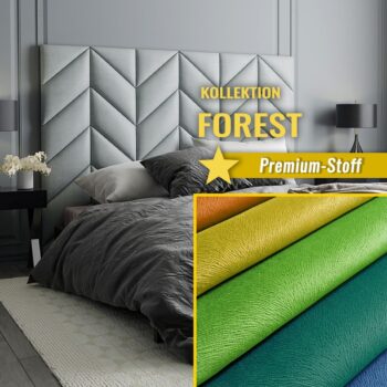 Wandpolster Fischgrätenmuster FOREST