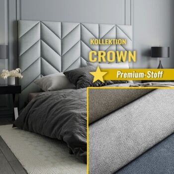 Wandpolster Fischgrätenmuster CROWN