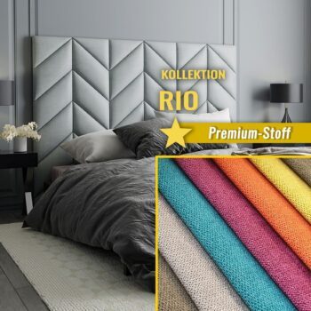 Wandpolster Fischgrätenmuster RIO