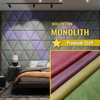 Wandpolster Dreiecke MONOLITH