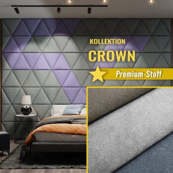 Wandpolster Dreiecke CROWN