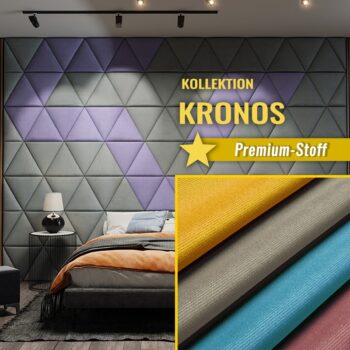 Wandpolster Dreiecke KRONOS