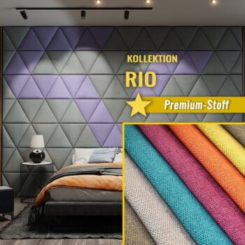 Wandpolster Dreiecke RIO