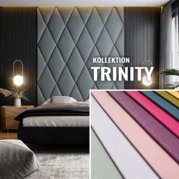 Wandpolster Rhombus TRINITY