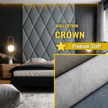 Wandpolster Rhombus CROWN