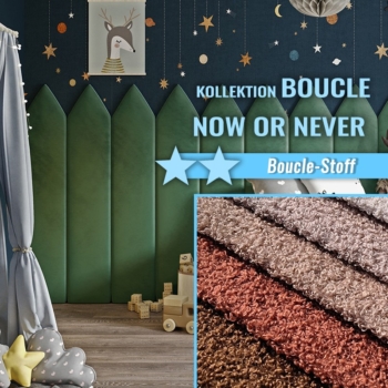 Wandpolster Zaun Spitz NOW OR NEVER