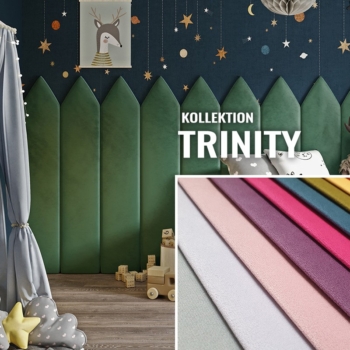 Wandpolster Zaun Spitz TRINITY