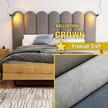 Wandpolster Zaun CROWN