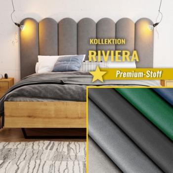 Wandpolster Zaun RIVIERA