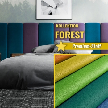 Wandpolster Long Premium FOREST