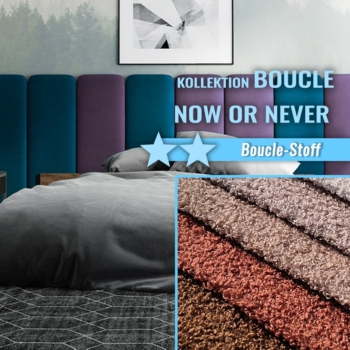 Wandpolster Long Premium NOW OR NEVER