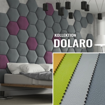 Wandpolster Hexagon DOLARO