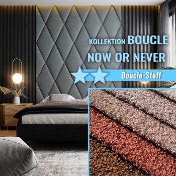 Wandpolster Rhombus NOW OR NEVER