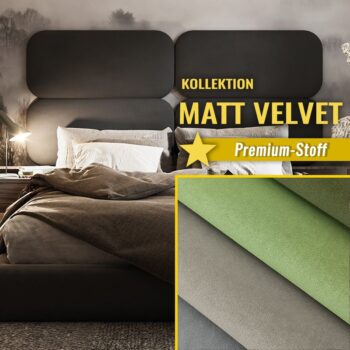 Wandpolster Klassik Plus MATT VELVET