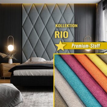 Wandpolster Rhombus RIO