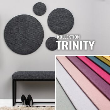 Wandpolster Kreise TRINITY