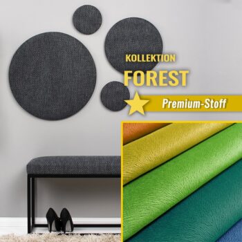 Wandpolster Kreise FOREST