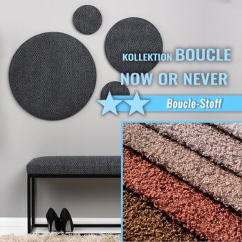 Wandpolster Kreise NOW OR NEVER