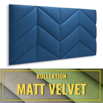 Wandpolster Set Z11 MATT VELVET