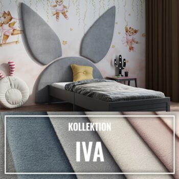 Gepolstertes Kinderkopfteil Hase IVA