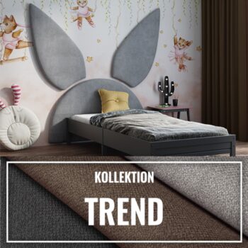 Gepolstertes Kinderkopfteil Hase TREND