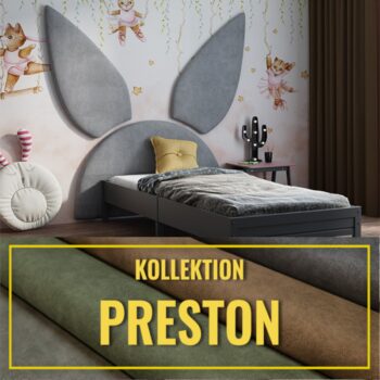 Gepolstertes Kinderkopfteil Hase PRESTON