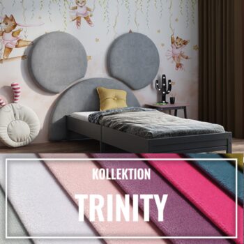 Gepolstertes Kinderkopfteil Maus TRINITY