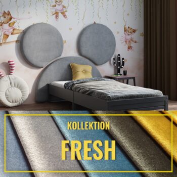 Gepolstertes Kinderkopfteil Maus FRESH