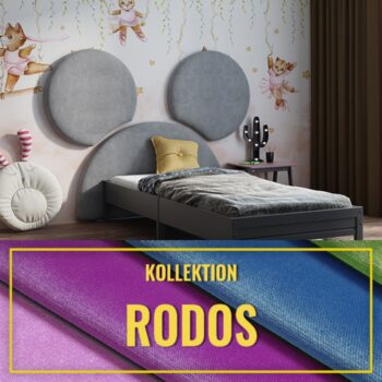 Gepolstertes Kinderkopfteil Maus RODOS