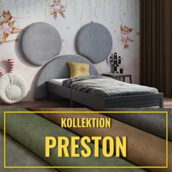 Gepolstertes Kinderkopfteil Maus PRESTON