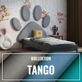 Gepolstertes Kinderkopfteil Hundepfote TANGO