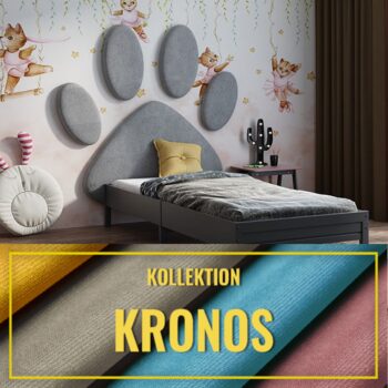 Gepolstertes Kinderkopfteil Hundepfote KRONOS