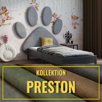 Gepolstertes Kinderkopfteil Hundepfote PRESTON