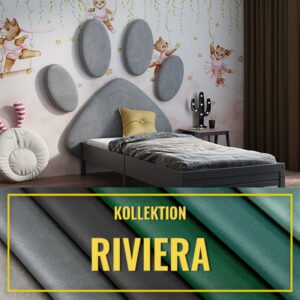 Gepolstertes Kinderkopfteil Hundepfote RIVIERA