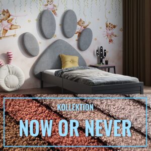 Gepolstertes Kinderkopfteil Hundepfote NOW OR NEVER